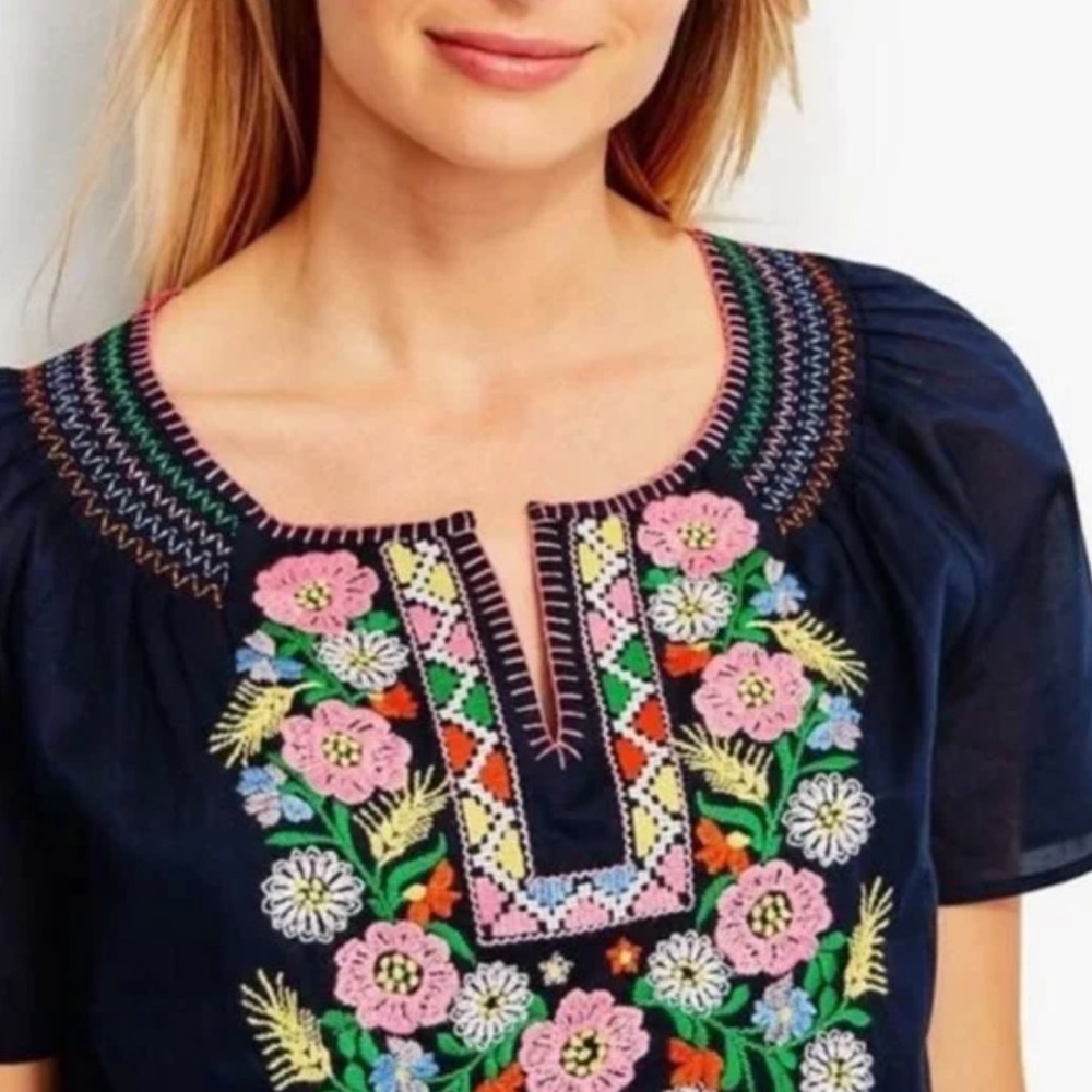Talbots Embroidered Top